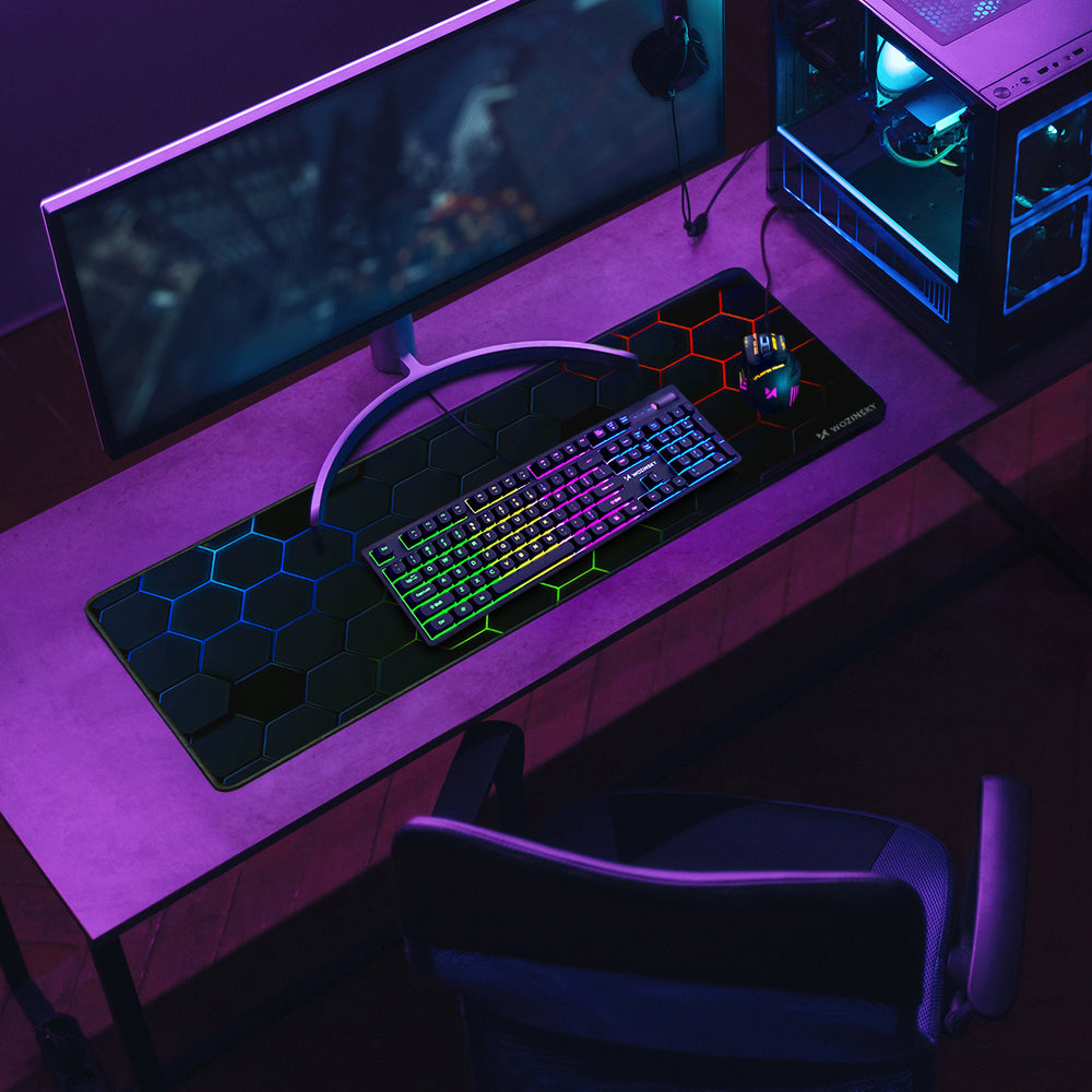 Wozinsky WPD-B800 Gaming Desk Pad 800x300mm Waterproof with Pattern - Black_6