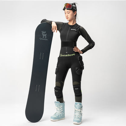 Qunature Ski Hip Protectors - Advanced XL Skis Snowboard Skates - Black_12