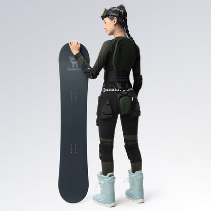 Qunature Ski Hip Protectors - Advanced XL Skis Snowboard Skates - Black_4