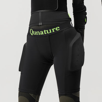Qunature Ski Hip Protectors - Basic XL Skis Snowboard Skates - Black_4