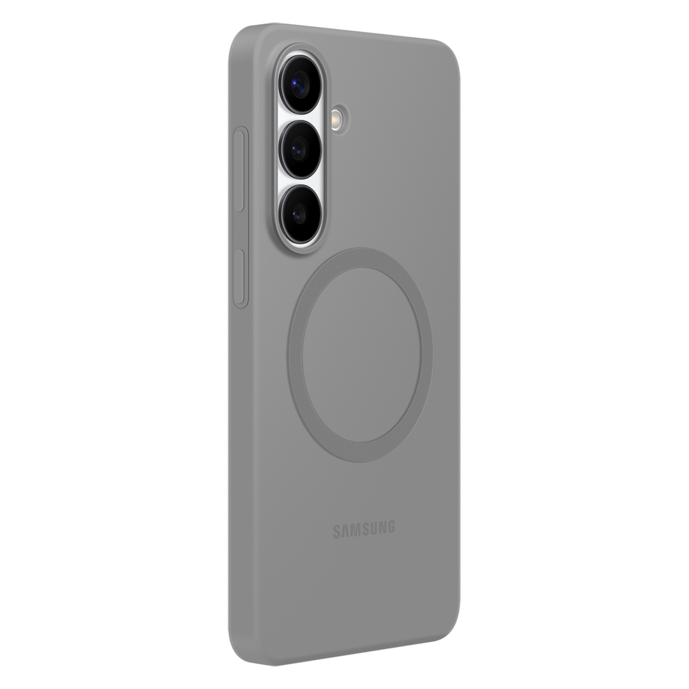 Samsung Silicone Magnet Case for Samsung Galaxy S26, MagSafe Compatible - Gray_0