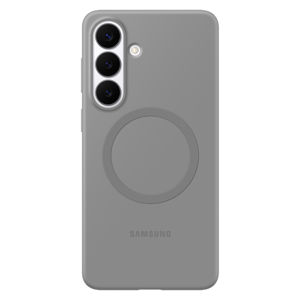 Samsung Silicone Magnet Case for Samsung Galaxy S26, MagSafe Compatible - Gray_1