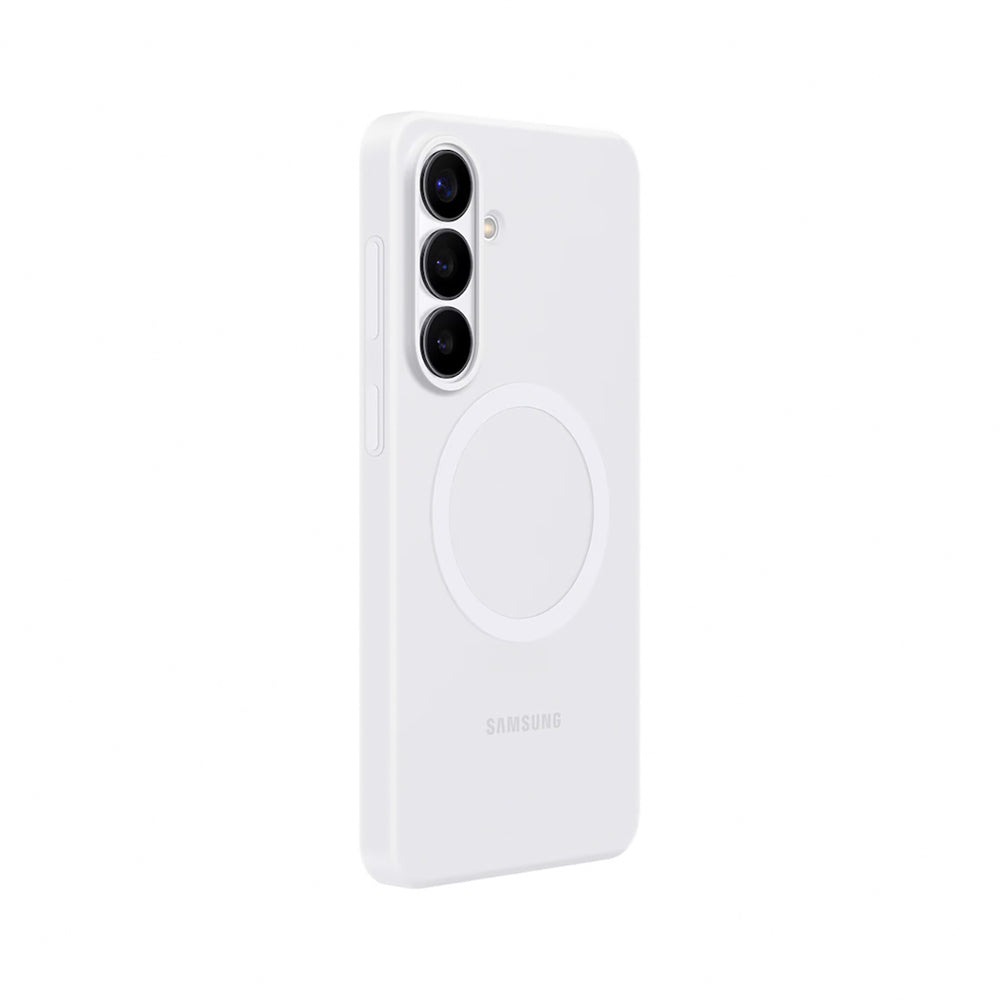 Samsung Silicone Magnet Case for Samsung Galaxy S26, MagSafe Compatible - White_0