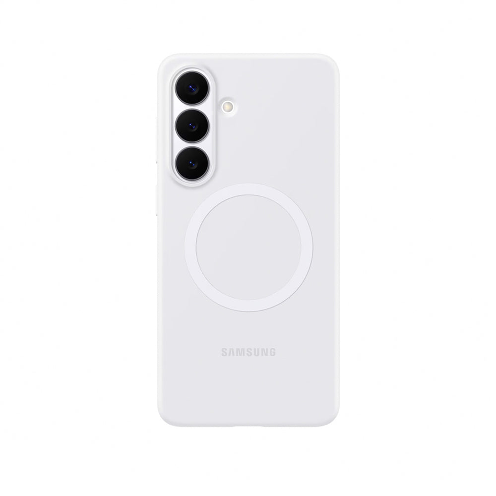Samsung Silicone Magnet Case for Samsung Galaxy S26, MagSafe Compatible - White_1