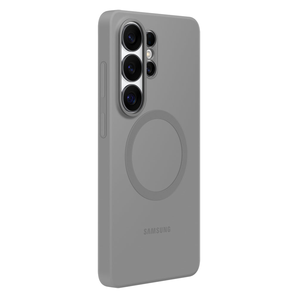 Samsung Silicone Magnet Case for Samsung Galaxy S26 Ultra, MagSafe Compatible - Gray_0