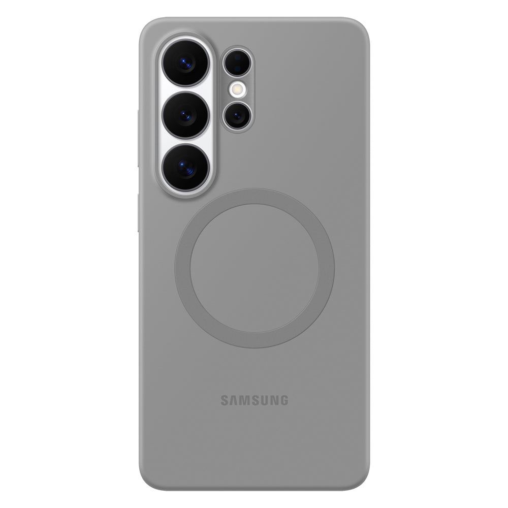 Samsung Silicone Magnet Case for Samsung Galaxy S26 Ultra, MagSafe Compatible - Gray_1