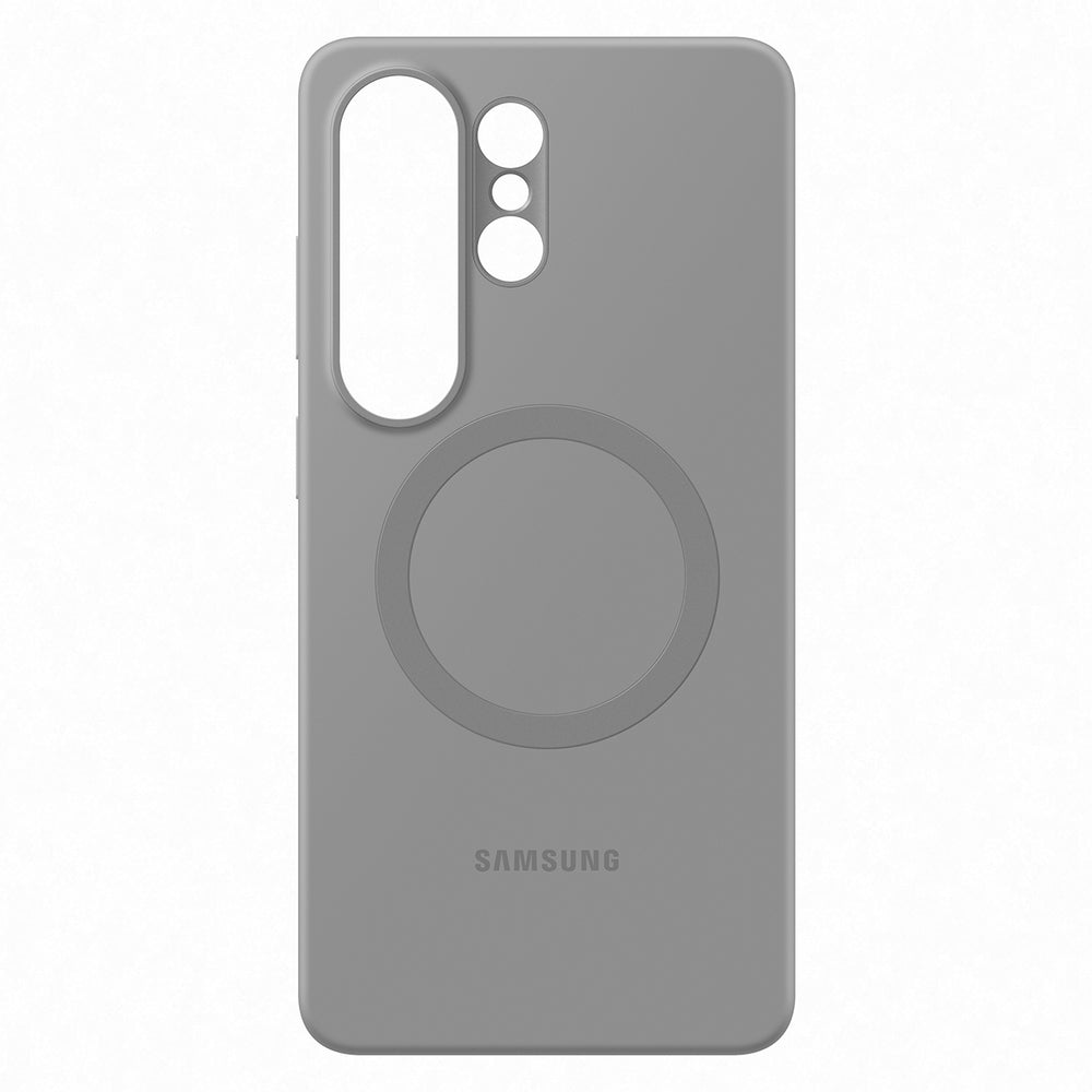 Samsung Silicone Magnet Case for Samsung Galaxy S26 Ultra, MagSafe Compatible - Gray_3