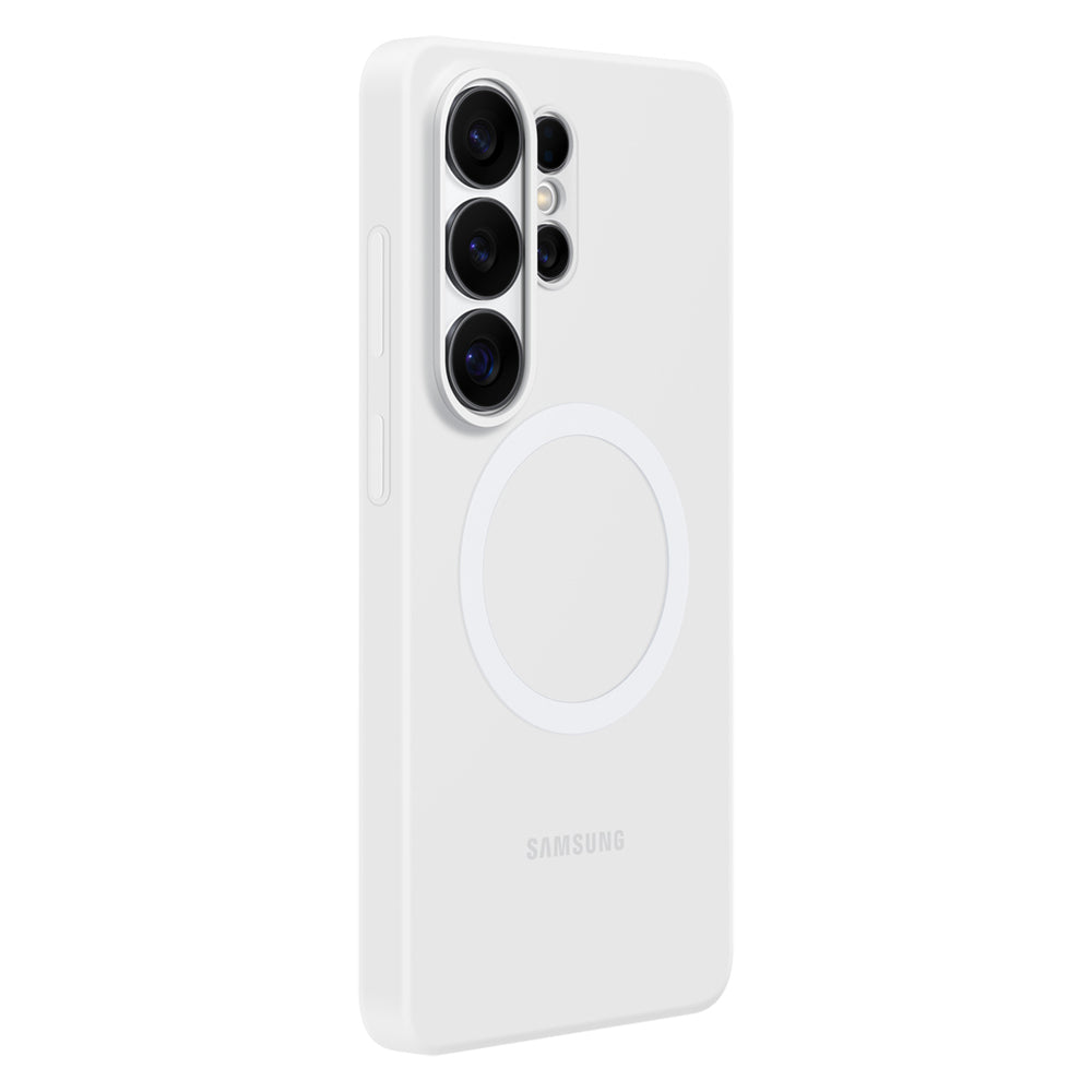 Samsung Silicone Magnet Case for Samsung Galaxy S26 Ultra, MagSafe Compatible - White_0