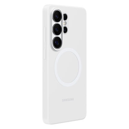 Samsung Silicone Magnet Case for Samsung Galaxy S26 Ultra, MagSafe Compatible - White_0