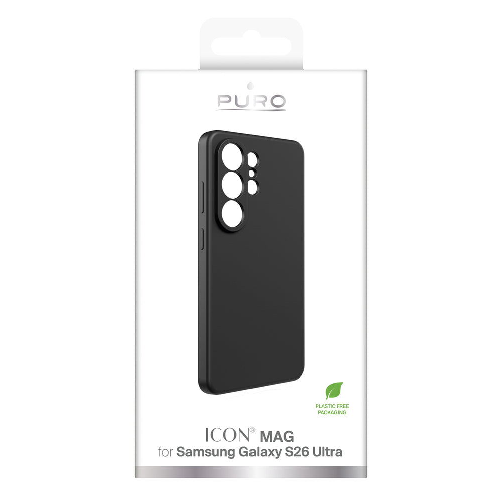 Puro ICON Protective Case for Samsung Galaxy S26 Ultra Silicone - Black_1