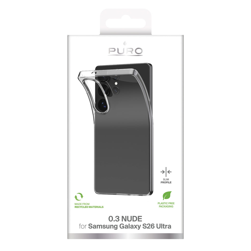 Puro Ultra-Slim 0.3 NUDE Protective Case for Samsung Galaxy S26 Ultra - Transparent_1