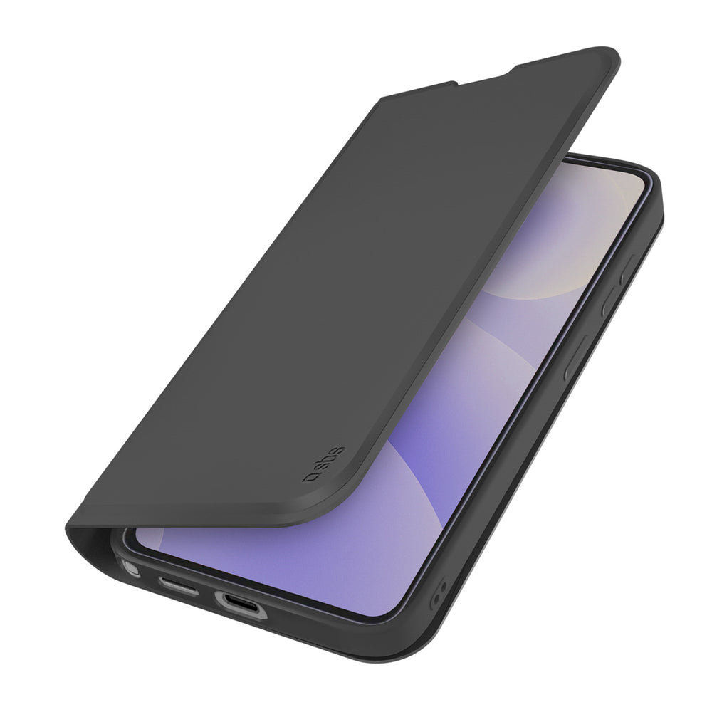 SBS Wallet Smooth Case for Samsung Galaxy S26 Ultra with Flip Cover - Black_0