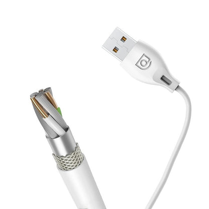 Dudao L4M USB-A - MicroUSB 2.4 A Cable 1m - White_4