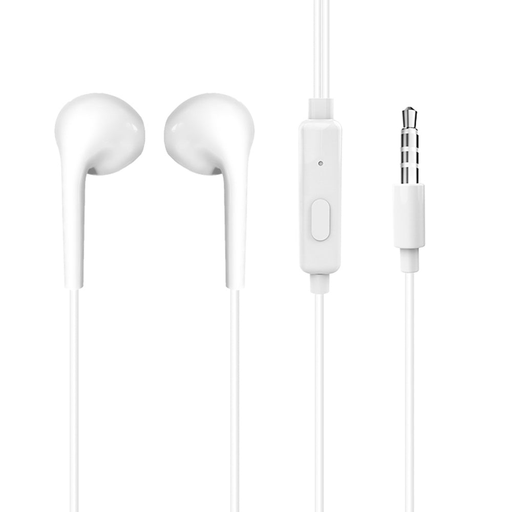 Dudao X10S wired in-ear headphones 3.5mm mini jack 1.15m - white_0