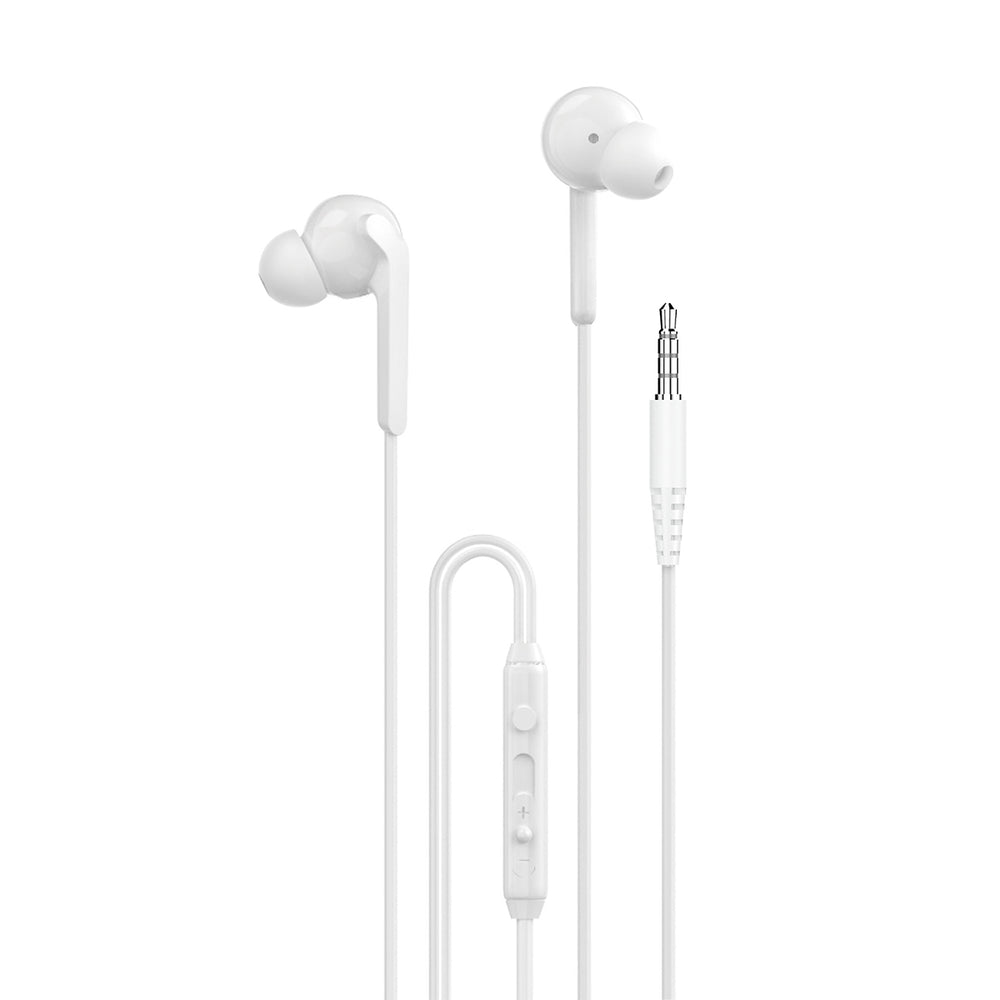 Dudao X3+ in-ear headphones, wired, 3.5mm minijack - white_0