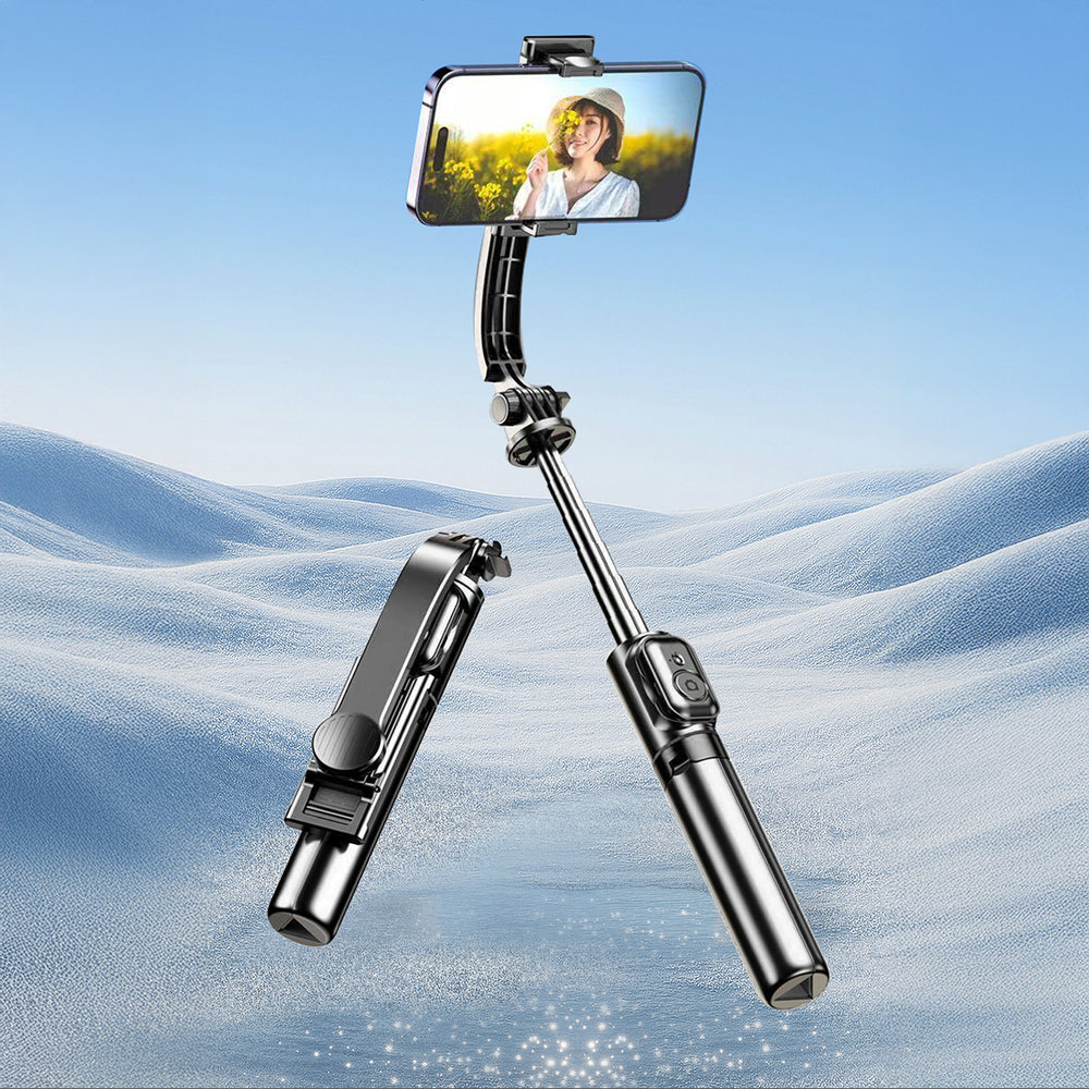 Selfie stick Dudao F18S 4-in-1 foldable tripod with remote control - black_2