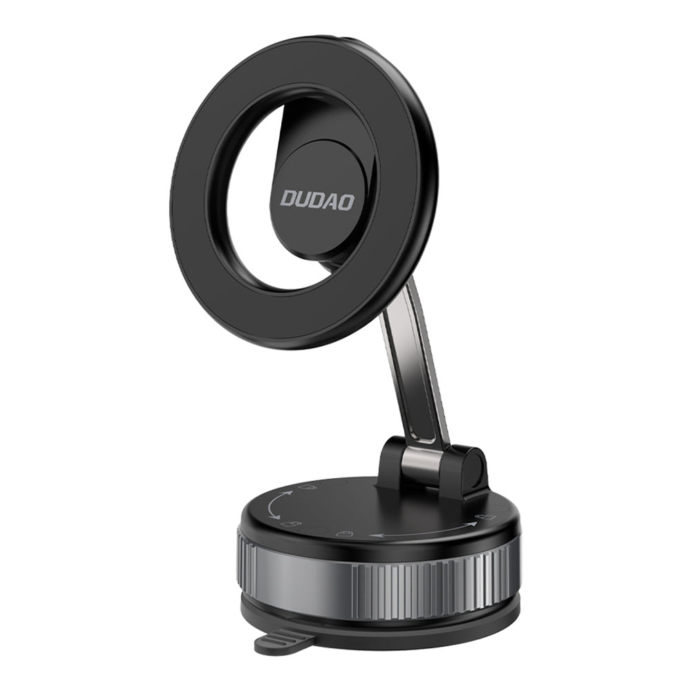 Dudao F24X MagSafe Compatible Car Holder with Suction Cup - Black_0