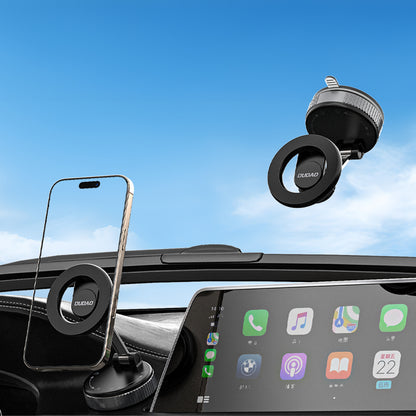 Dudao F24X MagSafe Compatible Car Holder with Suction Cup - Black_5