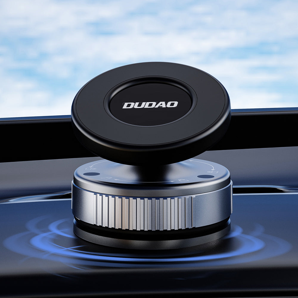 Dudao F24PRO MagSafe Compatible Car Holder with Suction Cup for Windshield or Dashboard - Black_2