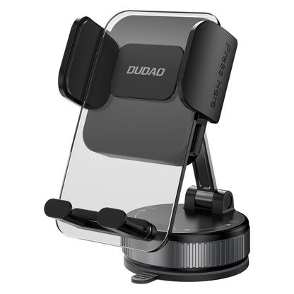 Dudao F24PLUS Car Holder with Suction Cup for Dashboard - Black_0