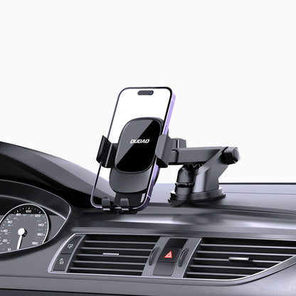 Dudao F5N+ gravity car holder with suction cup for windshield or dashboard - black_4
