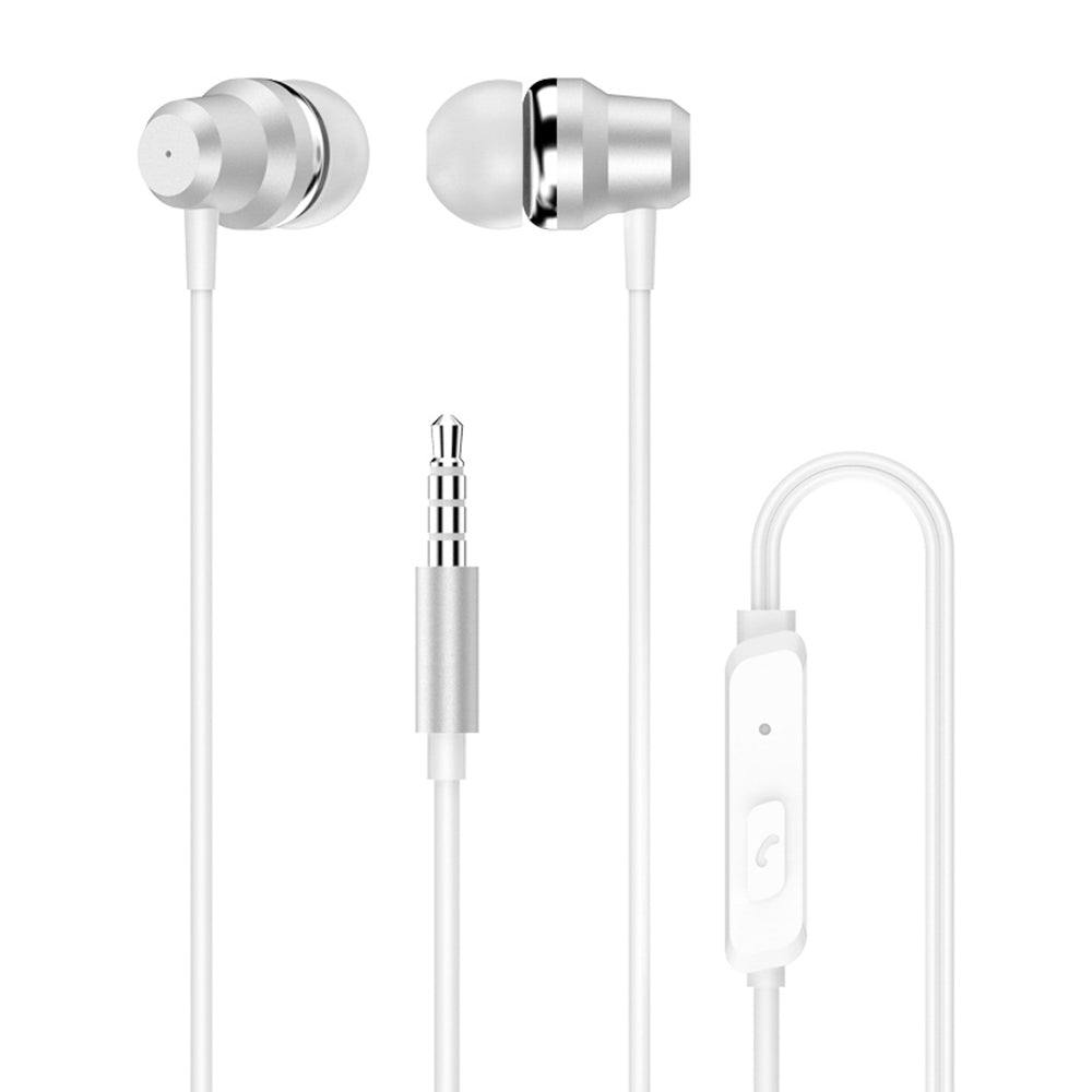 Dudao X10PRO wired headphones, mini jack 3.5mm, in-ear with remote control - white_0