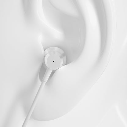 Dudao X10PRO wired headphones, mini jack 3.5mm, in-ear with remote control - white_1
