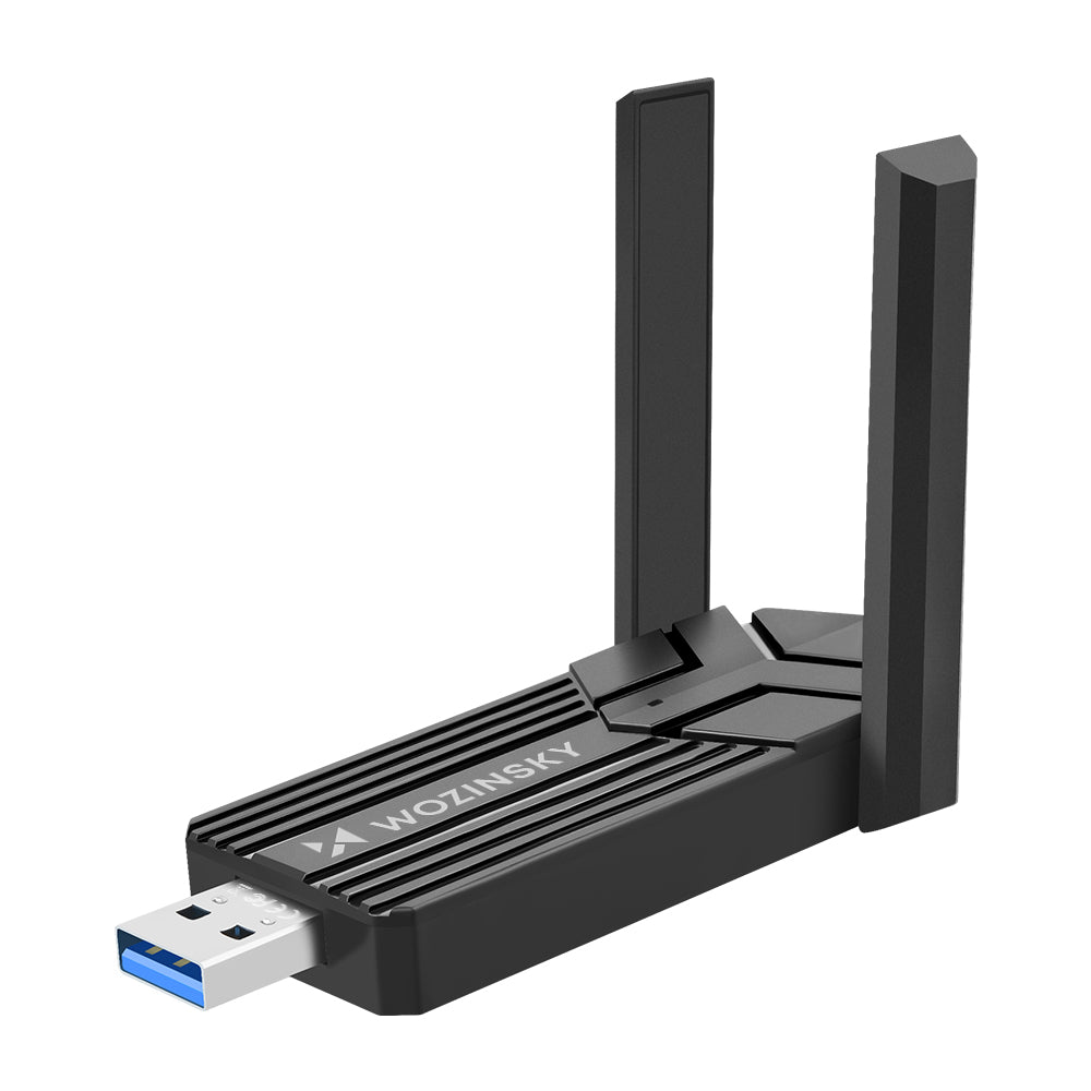 Wozinsky WAX-1800 Dual-Band Wireless USB 3.0 WiFi 6 Adapter - Black_0