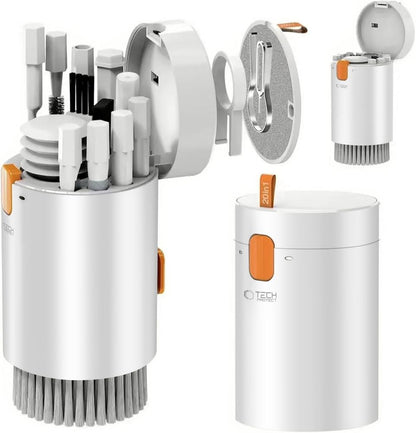 Tech-Protect 20-in-1 Multifunctional Cleaning Kit for Phone, Tablet, Laptop, and Headphones - White_2