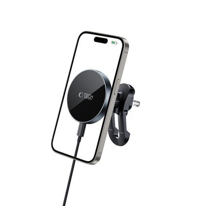 Tech-Protect mm15W-V5 Magnetic MagSafe Car Air Vent Mount - Black_1