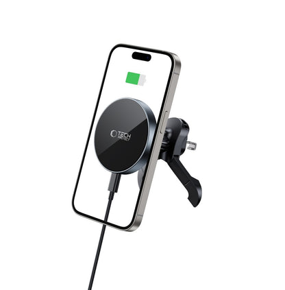 Tech-Protect mm15W-V5 Magnetic MagSafe Car Air Vent Mount - Black_2