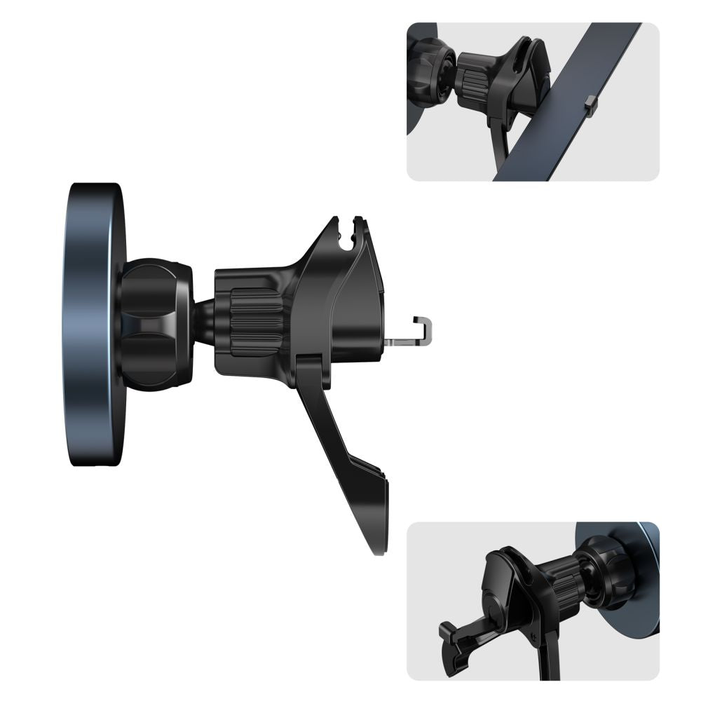 Tech-Protect mm15W-V5 Magnetic MagSafe Car Air Vent Mount - Black_6