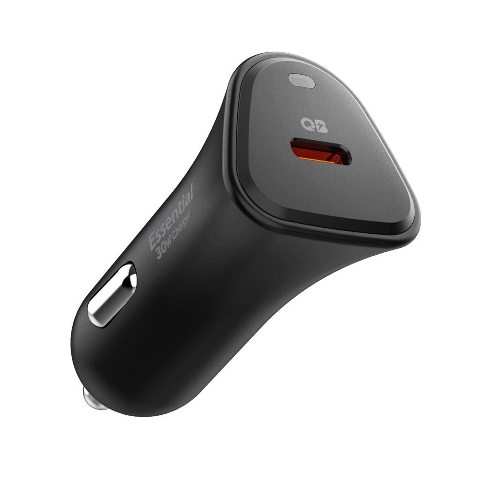 Spigen Essential EV301 30W Car Charger - Black_0