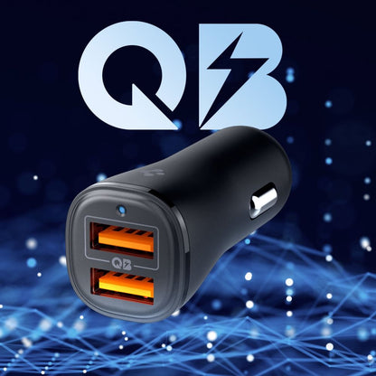 Spigen Essential EV302 30W 2-Port USB-A Car Charger - Black_6