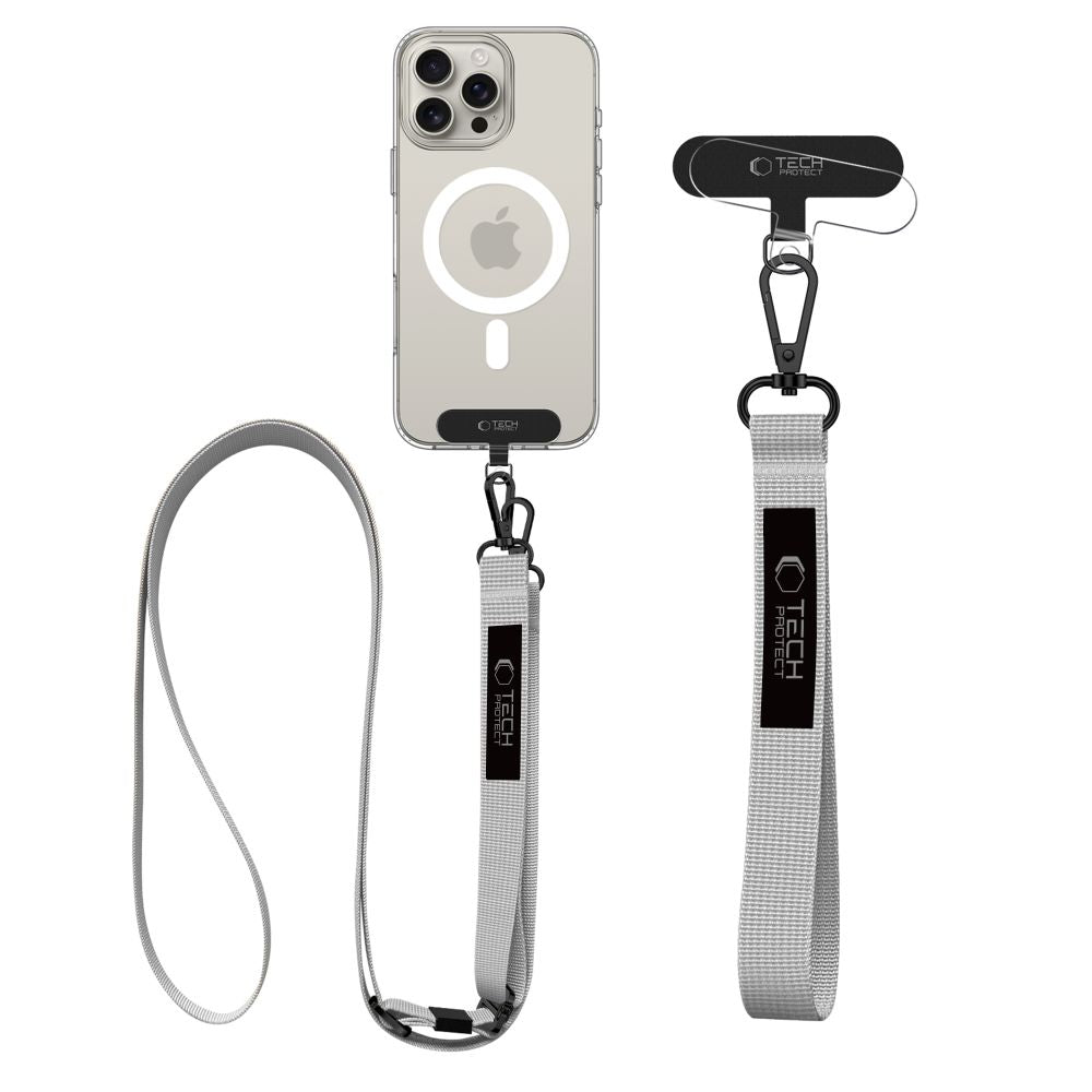 Tech-Protect C6S Long Lanyard for Phone - Gray_1