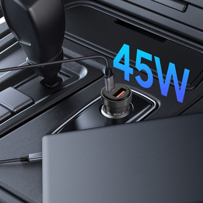 Tech-Protect CC03 45W 2-Port USB-A / USB-C Car Charger - Black_4