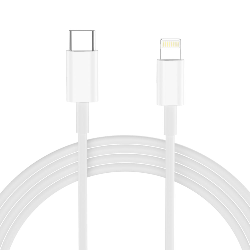 Tech-Protect NC20W Wall Charger with 100 cm USB-C / Lightning Cable - White_5