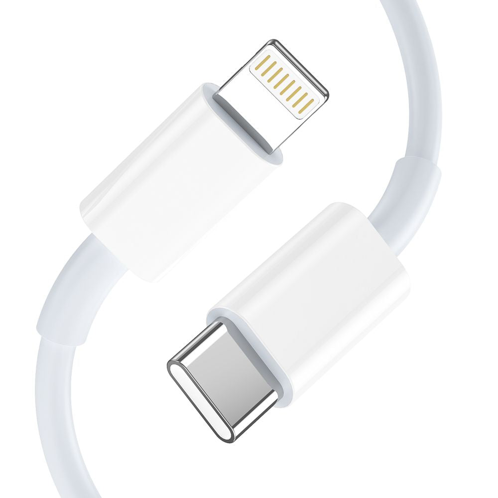 Tech-Protect NC20W Wall Charger with 100 cm USB-C / Lightning Cable - White_6