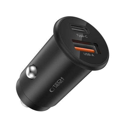 Tech-Protect CC02 35W Car Charger 2-Port USB-C / USB-A - Black_1