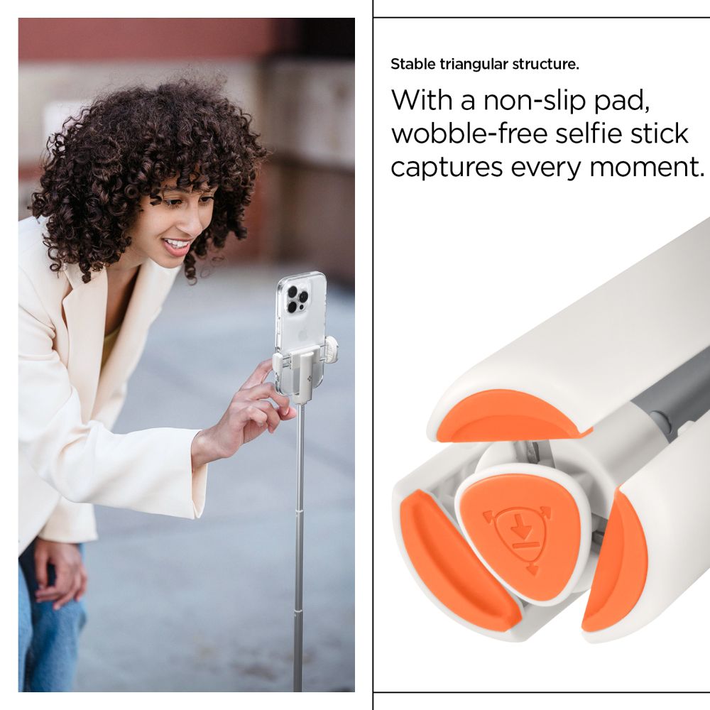 Bluetooth Selfie Stick Spigen S541W, Universal, Beige AMP09337_18