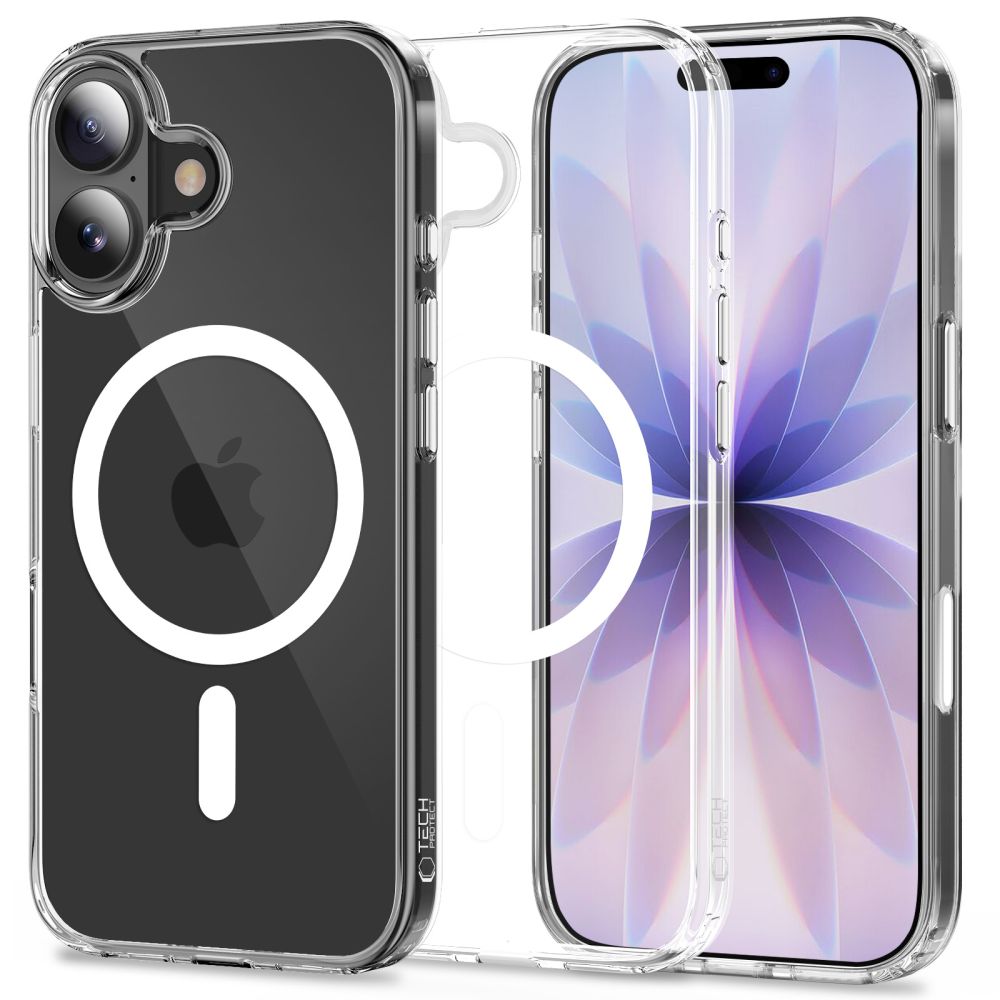 Tech-Protect Flexair Hybrid CC MagSafe Case for iPhone 17 - Clear_1