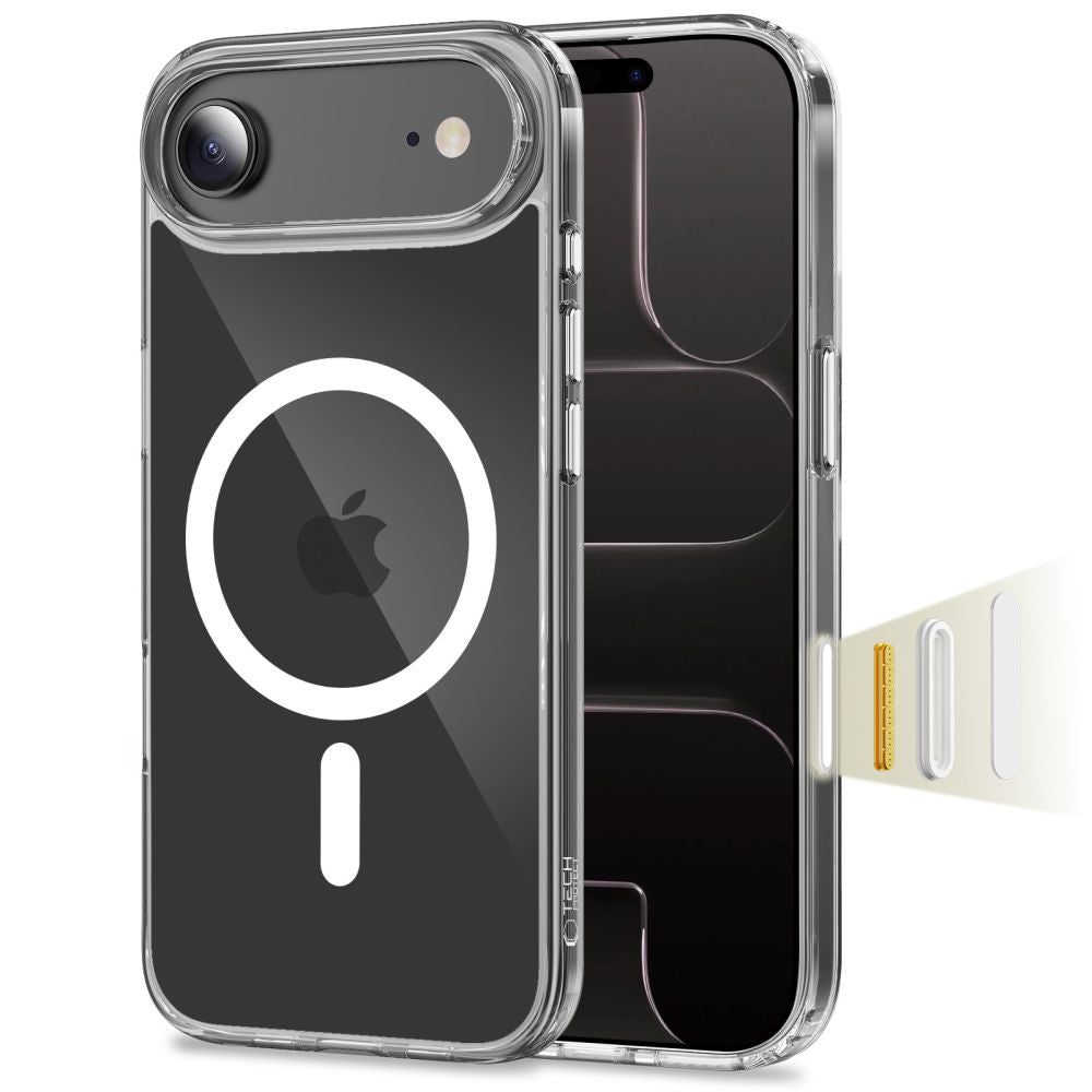 Tech-Protect Flexair Hybrid CC MagSafe Case for iPhone Air - Clear_0