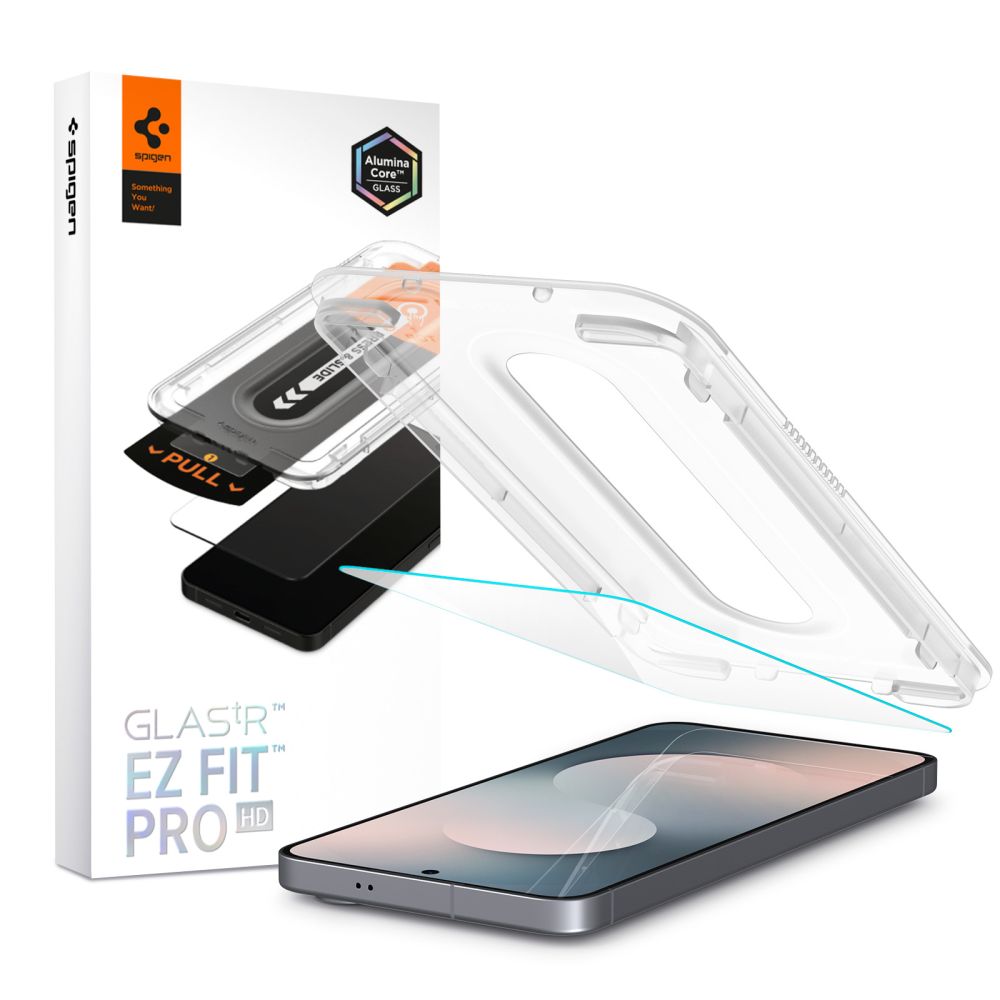 Spigen Glas.Tr "EZ FIT PRO" HD Tempered Glass for Samsung Galaxy S25 FE_0