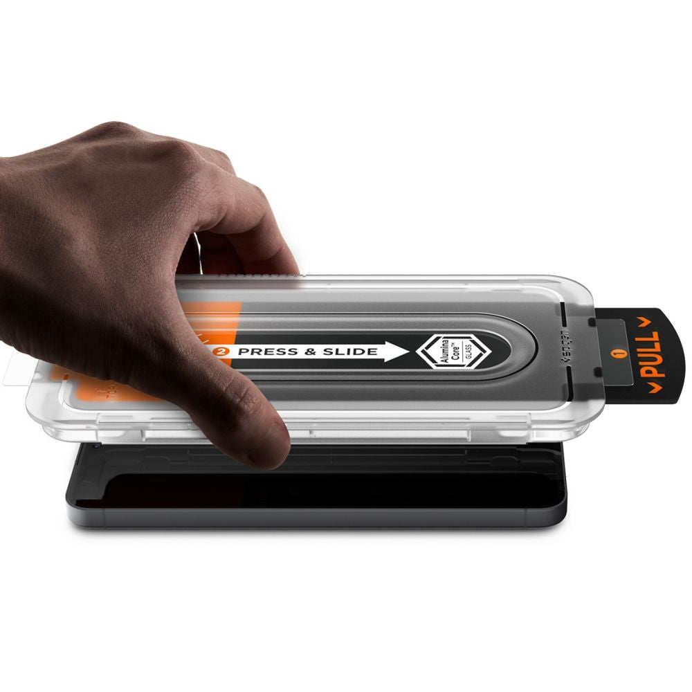 Spigen Glas.Tr "EZ FIT PRO" HD Tempered Glass for Samsung Galaxy S25 FE_6