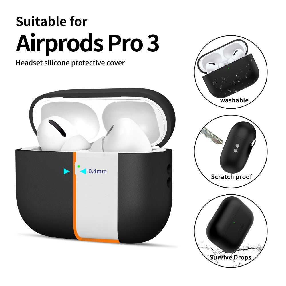 Tech-Protect Silicone Case for AirPods Pro 3 - Black_3