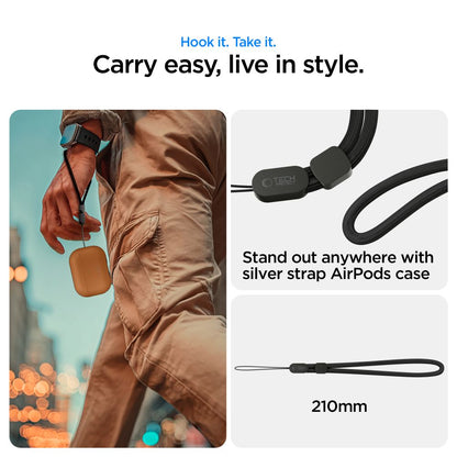Tech-Protect NaturalFit Case for AirPods Pro 3 - Brown_9