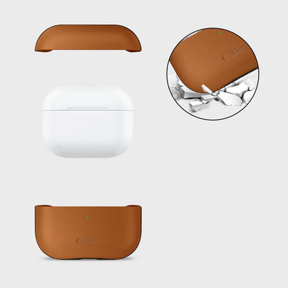 Tech-Protect NaturalFit Case for AirPods Pro 3 - Brown_4
