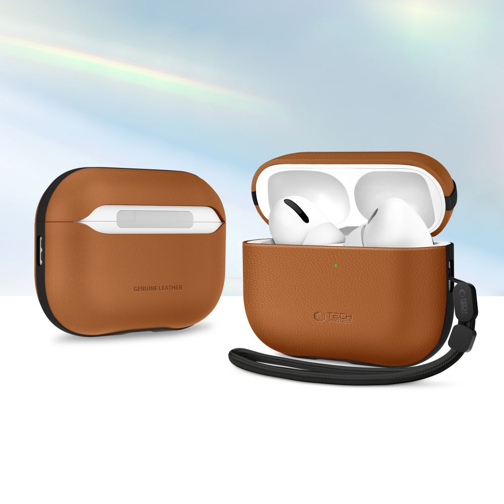 Tech-Protect NaturalFit Case for AirPods Pro 3 - Brown_8