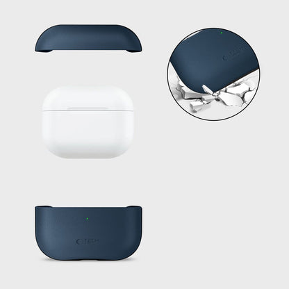 Tech-Protect NaturalFit Case for AirPods Pro 3 - Navy Blue_5