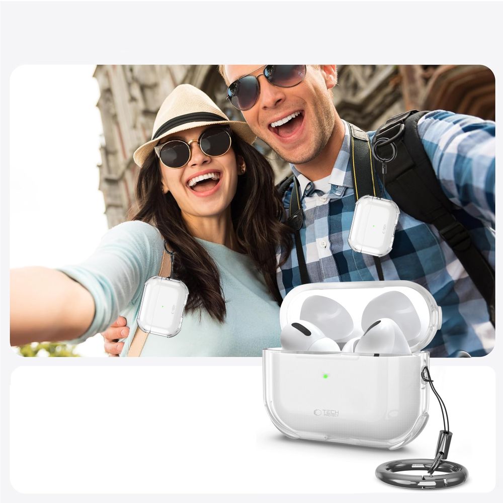 Tech-Protect Bounce Case for AirPods Pro 3 - Clear_9